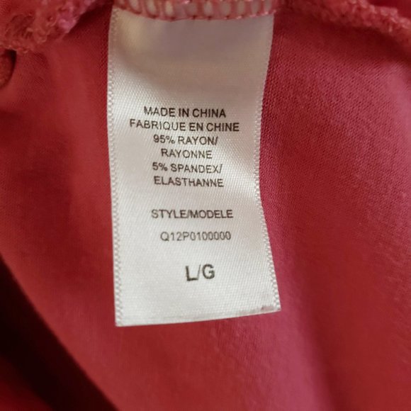 🆓 Guess Flowy Tiered Jersey Camisole - Size L - Picture 4 of 5